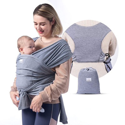 Fular Portabebé de Algodón Cruzado - Carga Frontal Ergonómica - Image 20