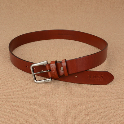 Cinturón de Cuero Genuino para Hombre con Hebilla de Pasador - Image 14