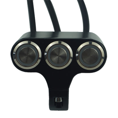 Faro LED Delantero para Motocicleta con Manillar Aluminio y Botón Multifunción - Image 11
