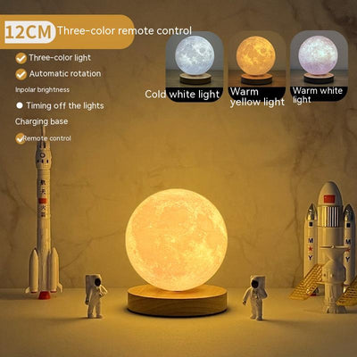 Lámpara Luna Flotante Magnética 3D con Control Táctil y 3 Colores de Luz - Image 13