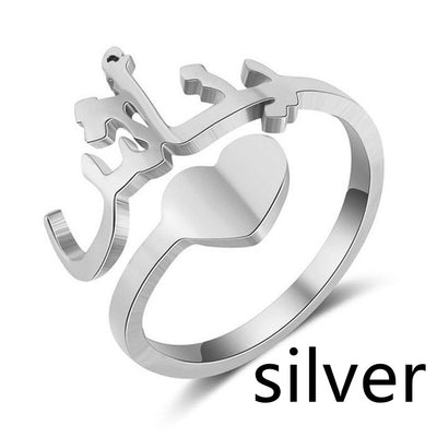 Anillo de Acero Titanio Personalizado con Nombre - Image 5