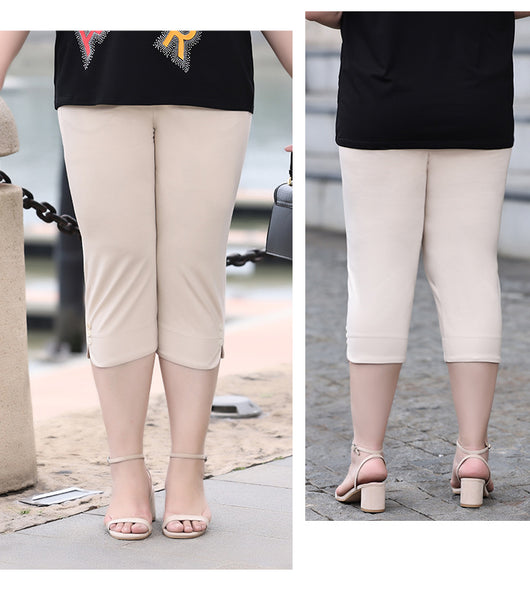 Pantalones Rectos de Cintura Alta Holgados para Verano - Image 5