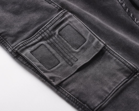 Jeans Slim Ajustados Estilo Locomotora Europeo-Americano - Image 11