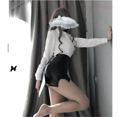 Conjunto de Pijama Sensual tipo Uniforme Escolar para uso en Ecuador - Image 7