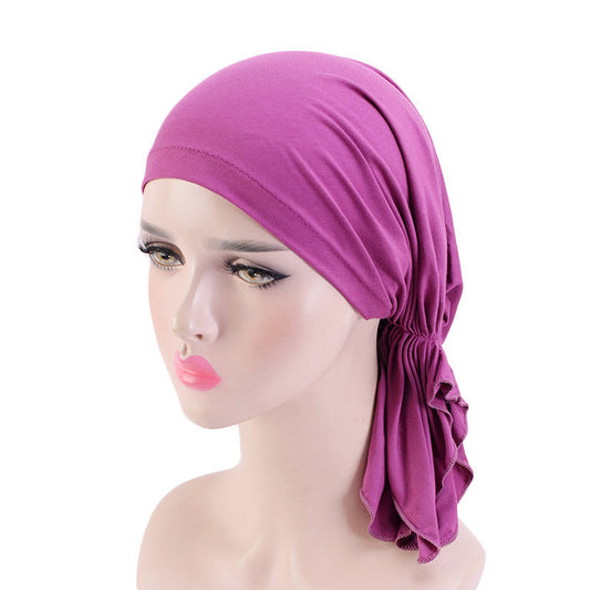 Pañuelo Turbante Elástico de Algodón Modal Premium - Image 2