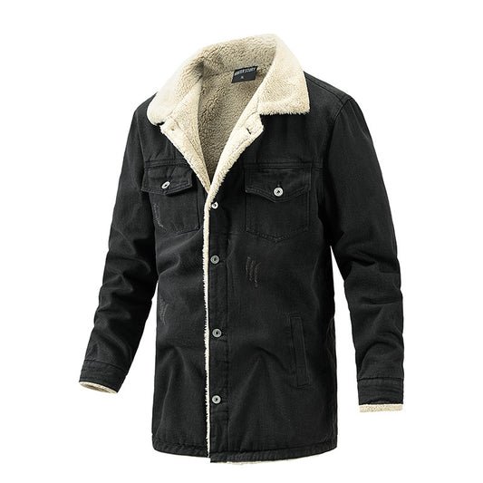 Chaqueta Denim con Forro Polar para Hombre