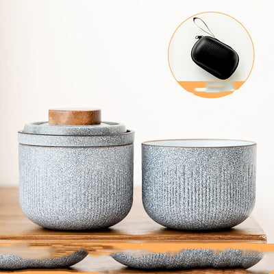 Juego Portátil de Té: Tetera y Dos Tazas con Filtro Integrado - Image 15