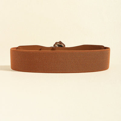 Cinturón Elástico para Mujer con Hebilla Floral Dorada - Accesorio Elegante para Vestidos - Image 20