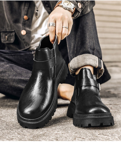 Botas Martin de Cuero PU Impermeables para Exteriores - Image 9