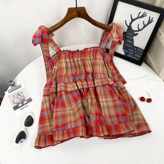 Blusa Sin Mangas Estilo Western con Volantes - Diseño Juvenil y Moderno - Image 2