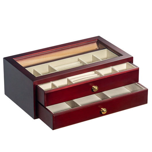 Joyero de Madera Maciza Lujo Multicapas Diseño Minimalista - Image 5