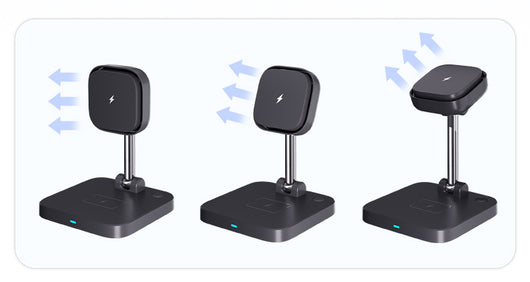 Soporte Magnético 3 en 1 con Carga Inalámbrica para Escritorio y Móvil - Image 9
