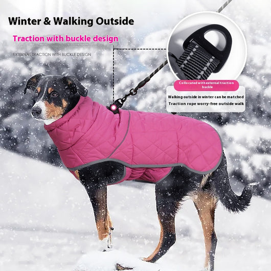 Abrigo Acolchado para Perros Medianos y Grandes - Algodón Térmico Protector - Image 2