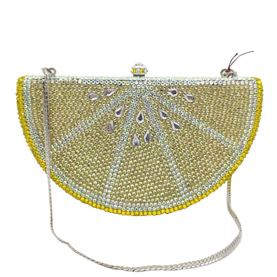 Cartera de Fiesta Diamantada con Base Plana para Mujer - Image 9