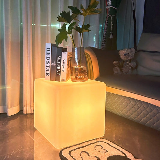 Taburete Cubo LED Luminoso Impermeable - Image 2