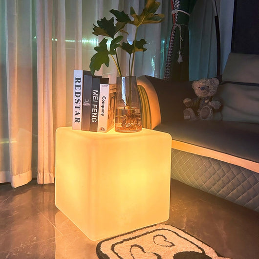 Taburete Cubo LED Luminoso Impermeable - Image 2