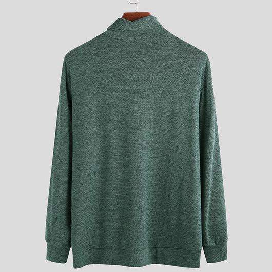 Suéter Cuello Alto Oversized en Punto Acogedor - Image 14