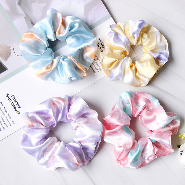 Coletero Grande de Satén Tie-Dye para Niñas
