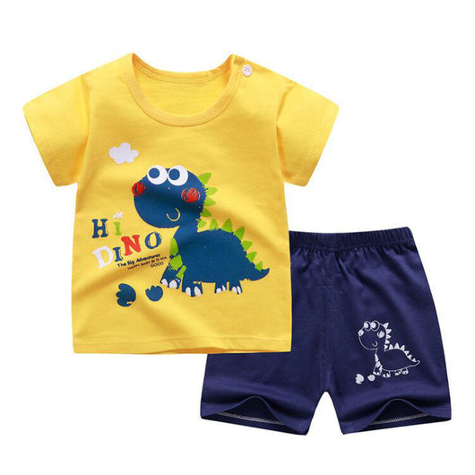 Conjunto Infantil de Algodón con Pantalón Corto para Niño - Image 27