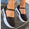 Zapatos Talla Grande Primavera Verano con Suela Gruesa y Diseño Hueco