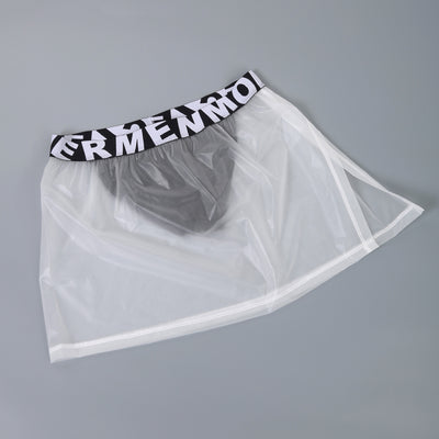 Pantalón Minifalda PVC Transparente para Hombre con Laterales Abiertos - Image 26