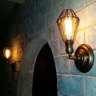 Lámpara de Pared Industrial Retro Estilo Hierro Forjado para Bar y Restaurante - Image 8