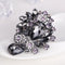 Broche Elegante de Aleación con Diamantes y Cristal