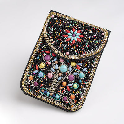 Bolsa Bohemia para Celular con Cuentas y Concha Marina - Image 40