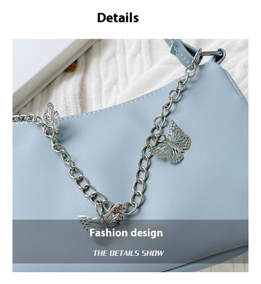 Bolso Bandolera Mariposa con Cadena - Cartera Versátil Comodidad Diaria - Image 40