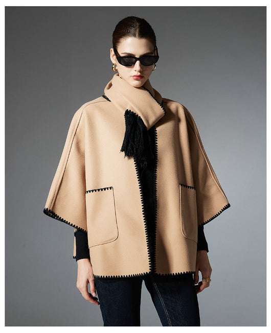 Chal Pashmina Camel Premium para Otoño e Invierno con Bolsillos - Image 10