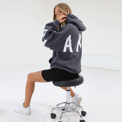 Sudadera Estampada Gruesa Oversize de Manga Larga Versátil - Image 48