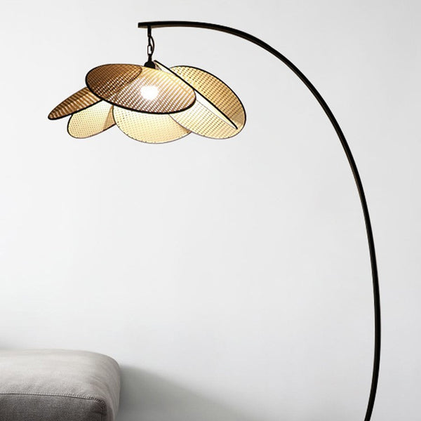 Lámpara de Pie Retro para Sala y Recámara