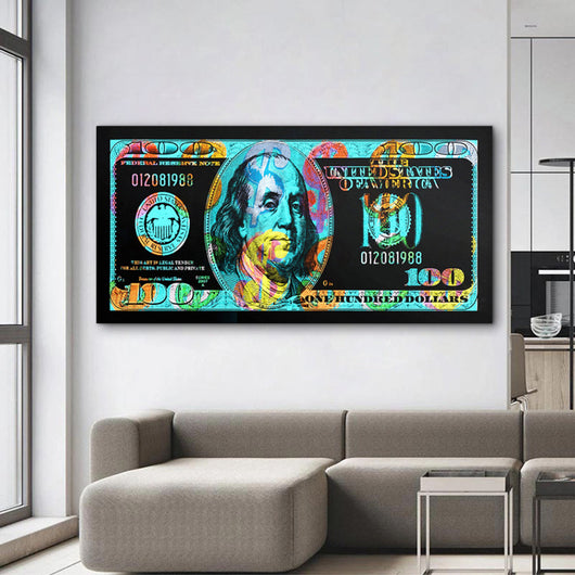 Cuadro Abstracto Americano sin Marco - Lienzo Moderno con Impresión de Tinta - Image 7