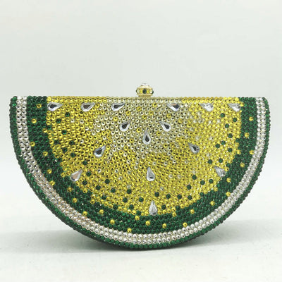 Cartera de Fiesta Diamantada con Base Plana para Mujer - Image 4
