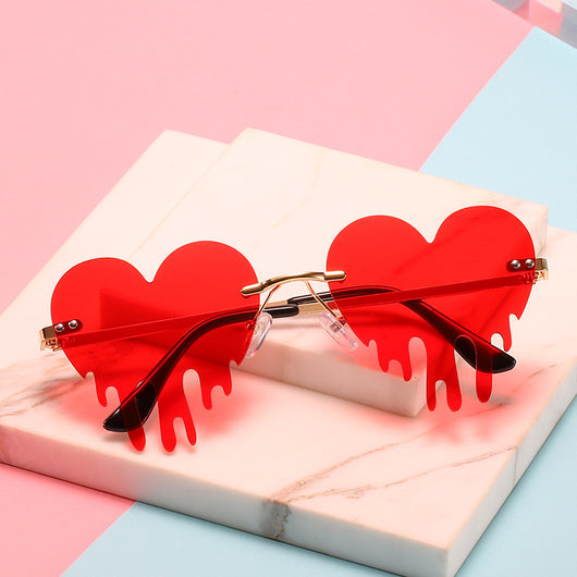 Gafas de Sol Rimless Lágrimas de Amor - Estilo Personalidad Mujer - Image 17