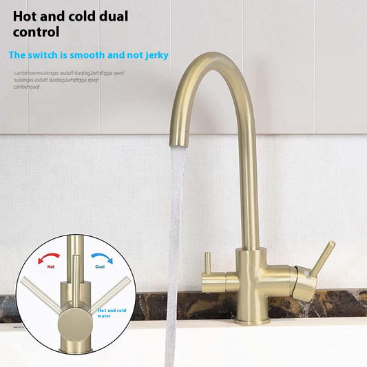 Grifo Purificador de Agua Fría y Caliente para Cocina y Lavado de Verduras - Image 2