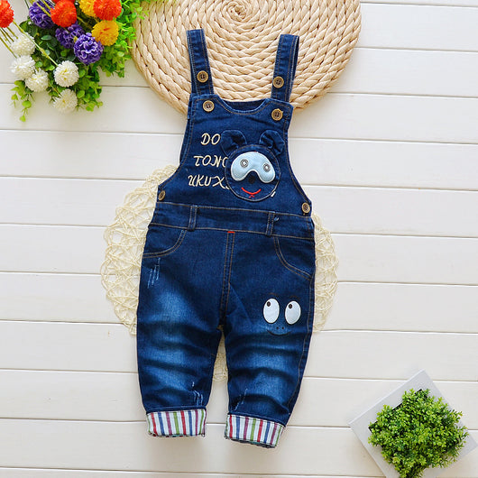 Pantalones Peto para Niños - Jeans Resistentes y Cómodos