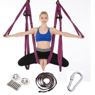 Hamaca de Yoga Aéreo Completa con 6 Asas - Soporte Máximo sin Elasticidad - Image 9