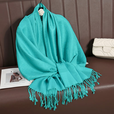 Elegante Chal Ligero de Lujo - Envolvente de Imitación Cashmere para Mujer - Image 39
