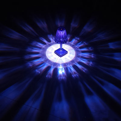 Lámpara de Mesa Recargable con Cristal Diamantado - Image 22