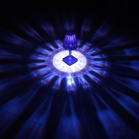 Lámpara de Mesa Recargable con Cristal Diamantado - Image 22