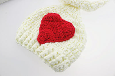 Gorro Largo de Amor para Sesiones Fotográficas de Recién Nacidos - Image 2