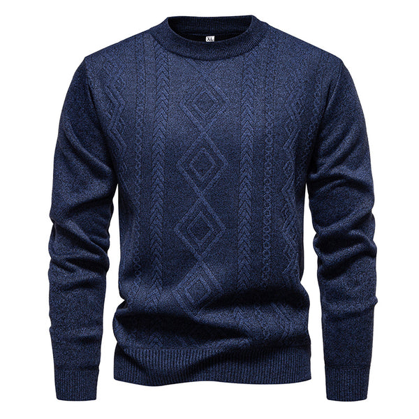 Suéter Tejido Cuello Redondo Cálido y Casual para Hombre - Image 6