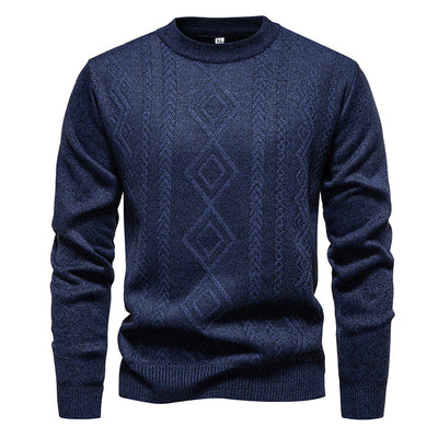 Suéter Tejido Cuello Redondo Cálido y Casual para Hombre - Image 6