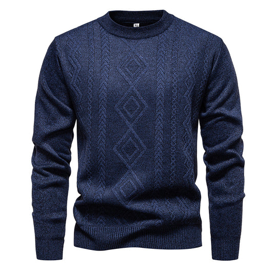 Suéter Tejido Cuello Redondo Cálido y Casual para Hombre - Image 6