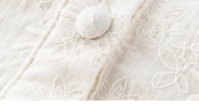 Blusa de Encaje Manga Larga Elegante Ajustada Efecto Adelgazante - Image 13