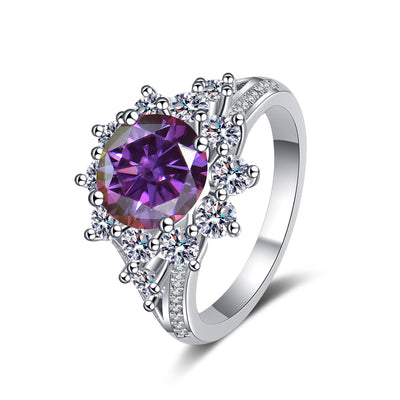 Anillo de Plata 925 con Moissanita de 3 Quilates - Lujo Asequible para Mujer - Image 17