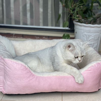 Cama Cuadrada Térmica para Gatos - Nido Acogedor Invierno - Image 6