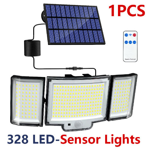 Lámpara Solar de Jardín con Sensor de Movimiento y Ángulo Ajustable - Image 11