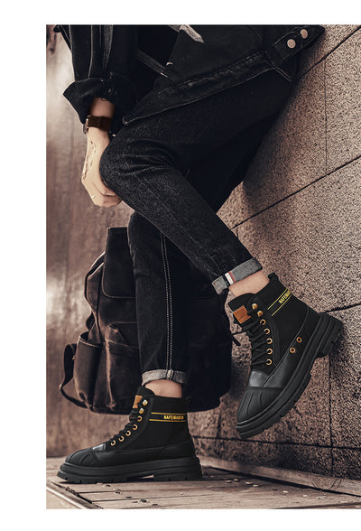 Botas Martin Altas Estilo Británico para Hombre - Image 20